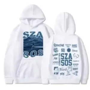 White Music Album SOS SZA Hoodie